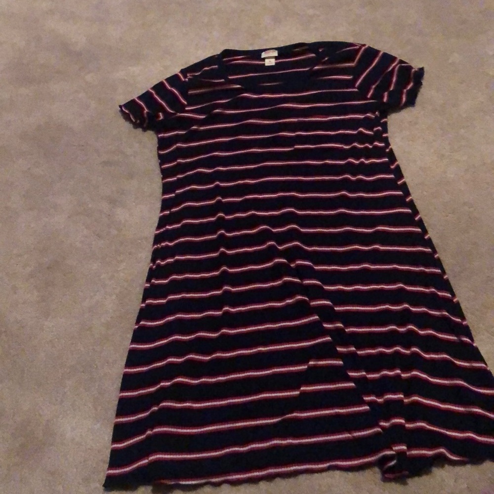 Red white and blue sun dress
